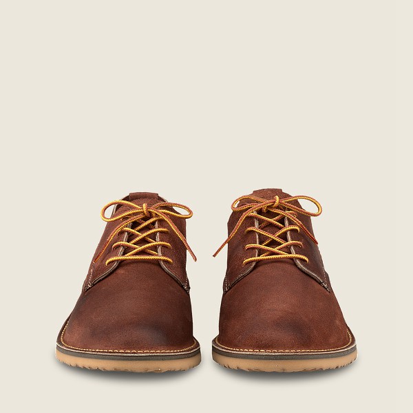 Oxford Herre - Red Wing Weekender - Muleskinner Læder - Brune - IOPERT-978